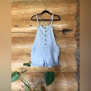 Twik Denim Overall Shorts